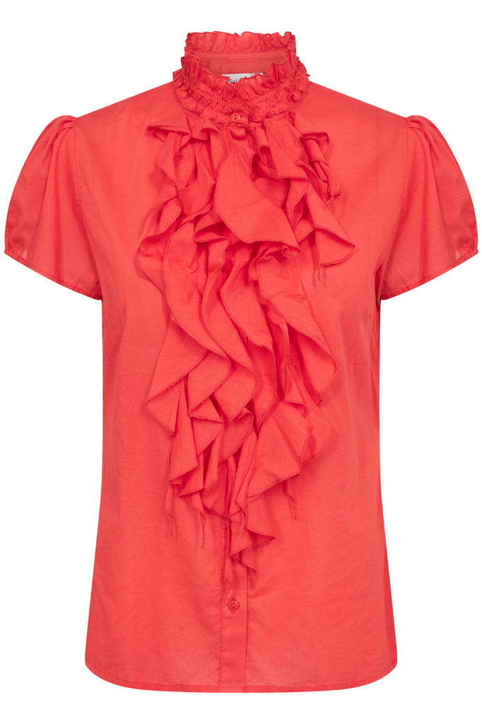 Saint Tropez - Tilli SZ SS Shirt - Flame Scarlet