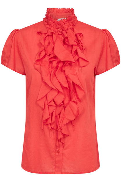 Saint Tropez - Tilli SZ SS Shirt - Flame Scarlet