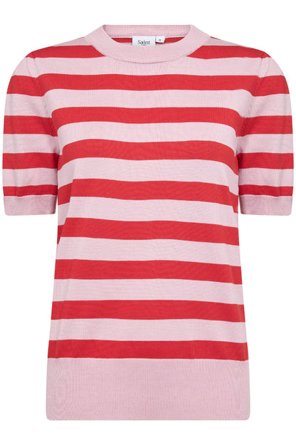 Saint Tropez - Mila SZ SS Block Stripe Pullover