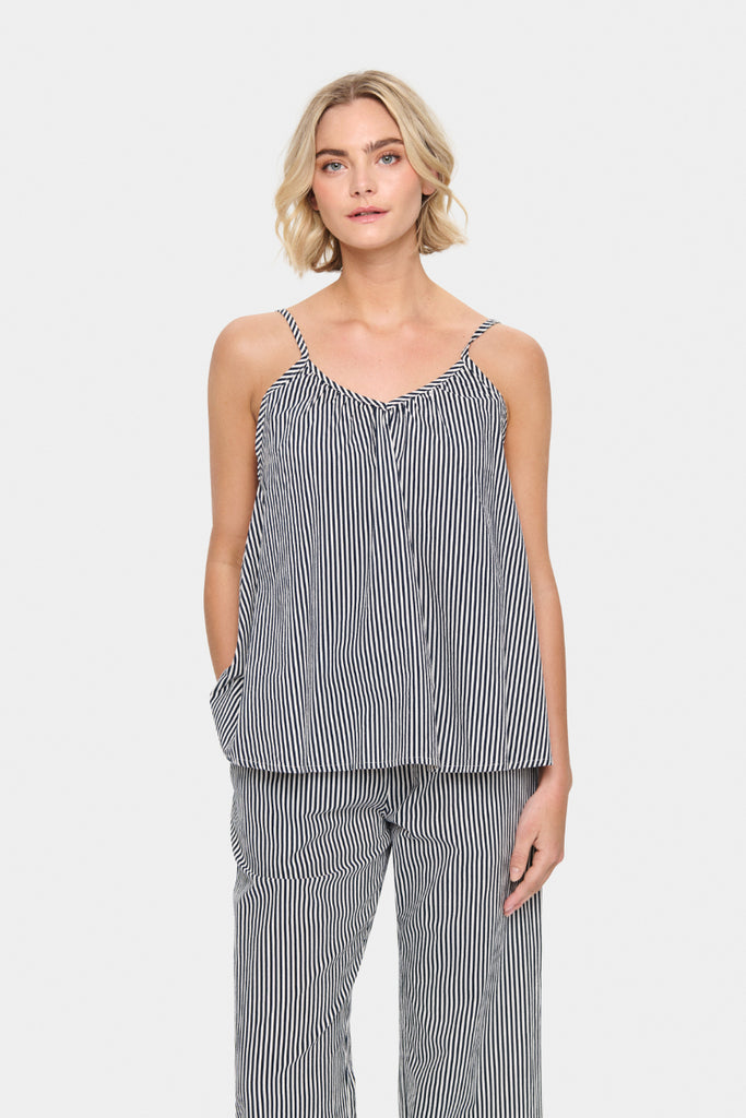 Saint Tropez - Zalinda SZ Stripe Strap Top