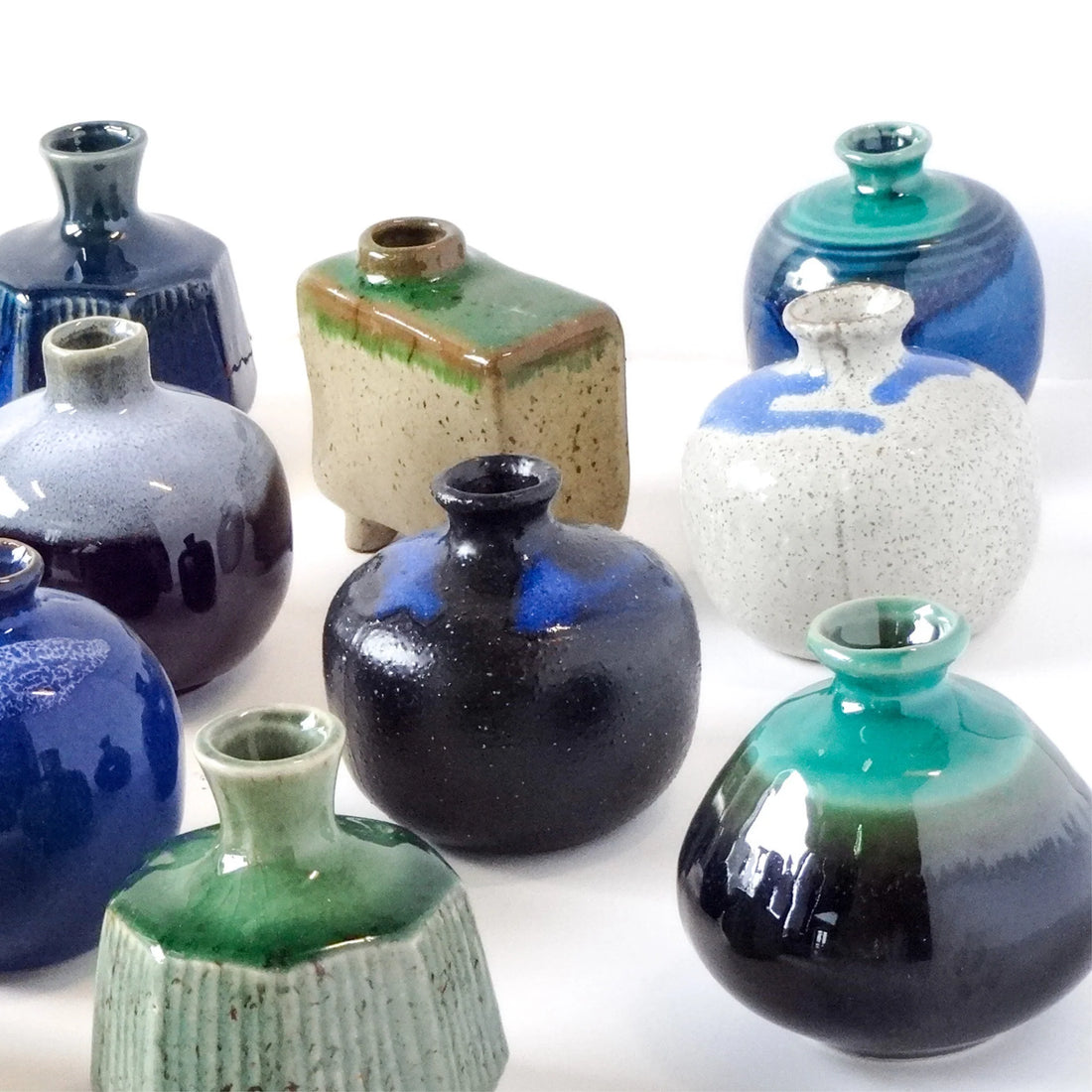 Naibu - Emerald Octagon Vase