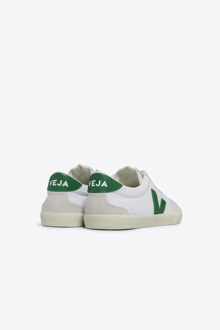 Veja - Volley Canvas - White/Emeraude