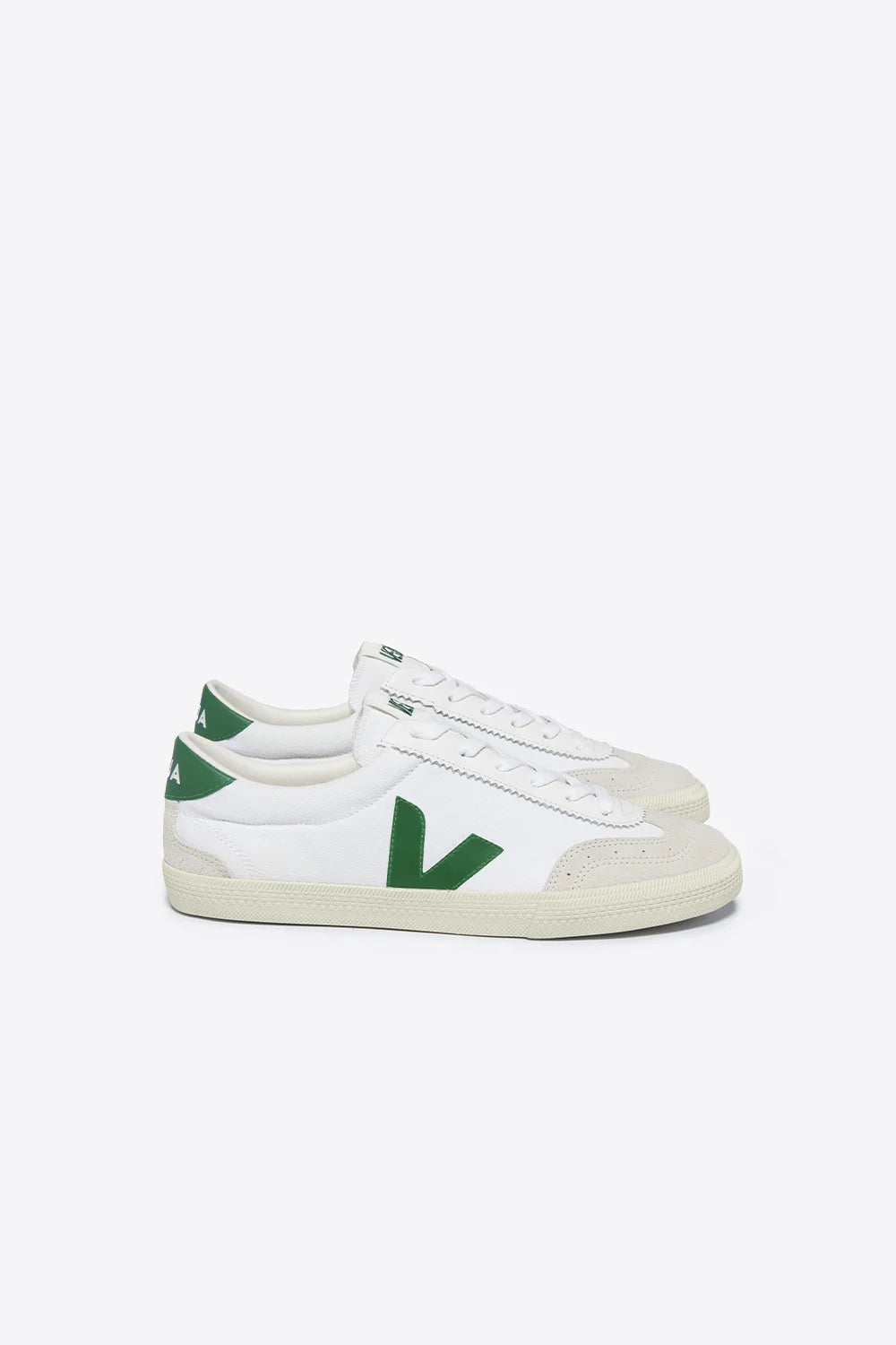 Veja - Volley Canvas - White/Emeraude