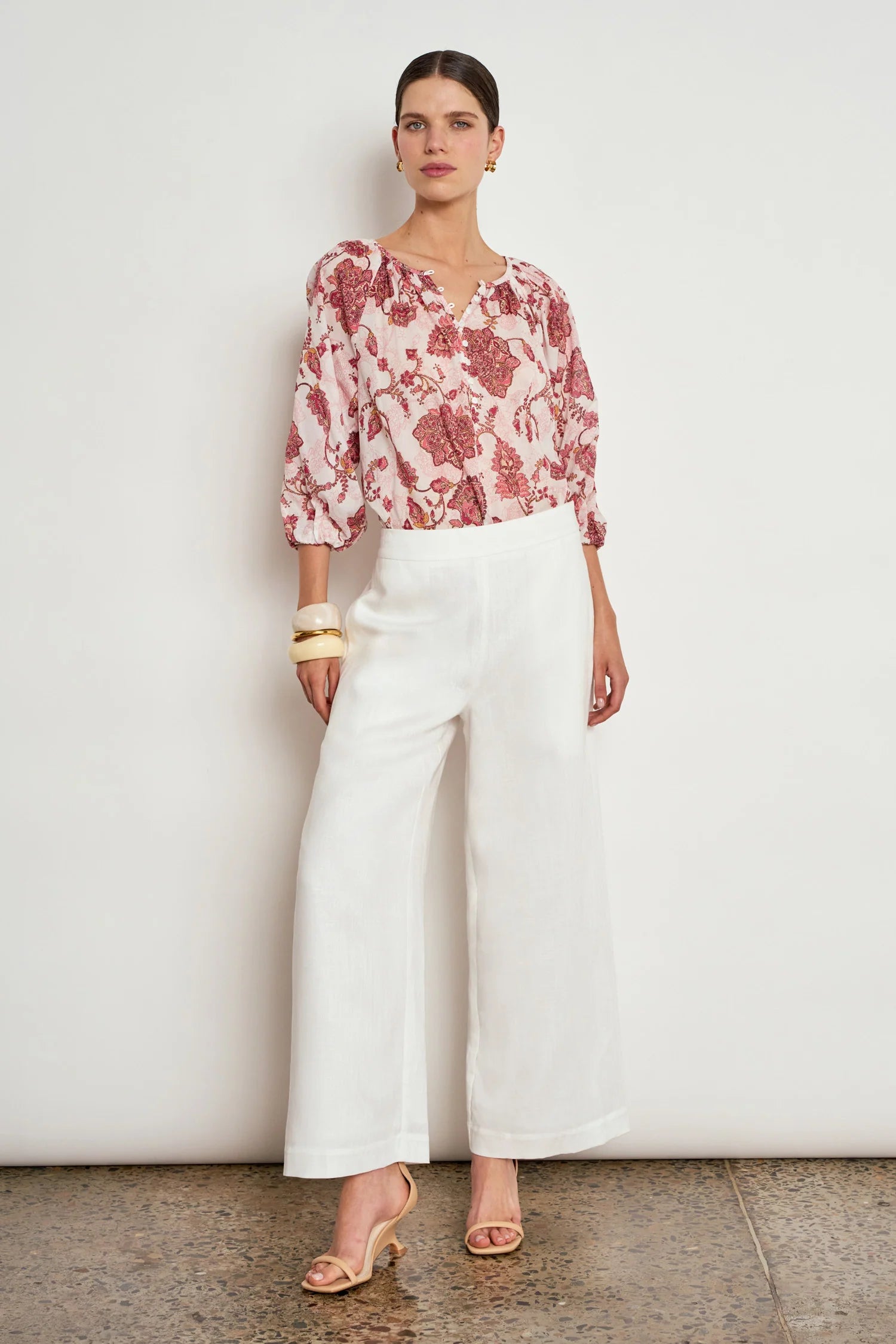 Zoe Kratzmann - Vow Top - Rose Paisley