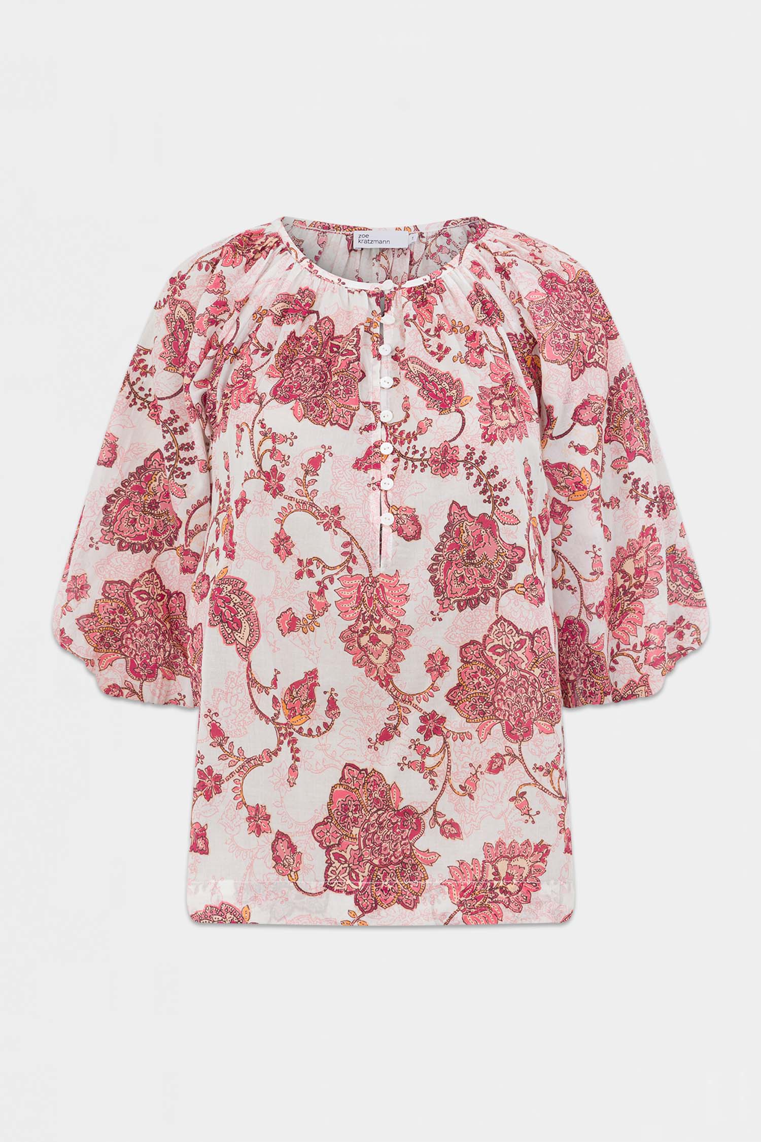 Zoe Kratzmann - Vow Top - Rose Paisley