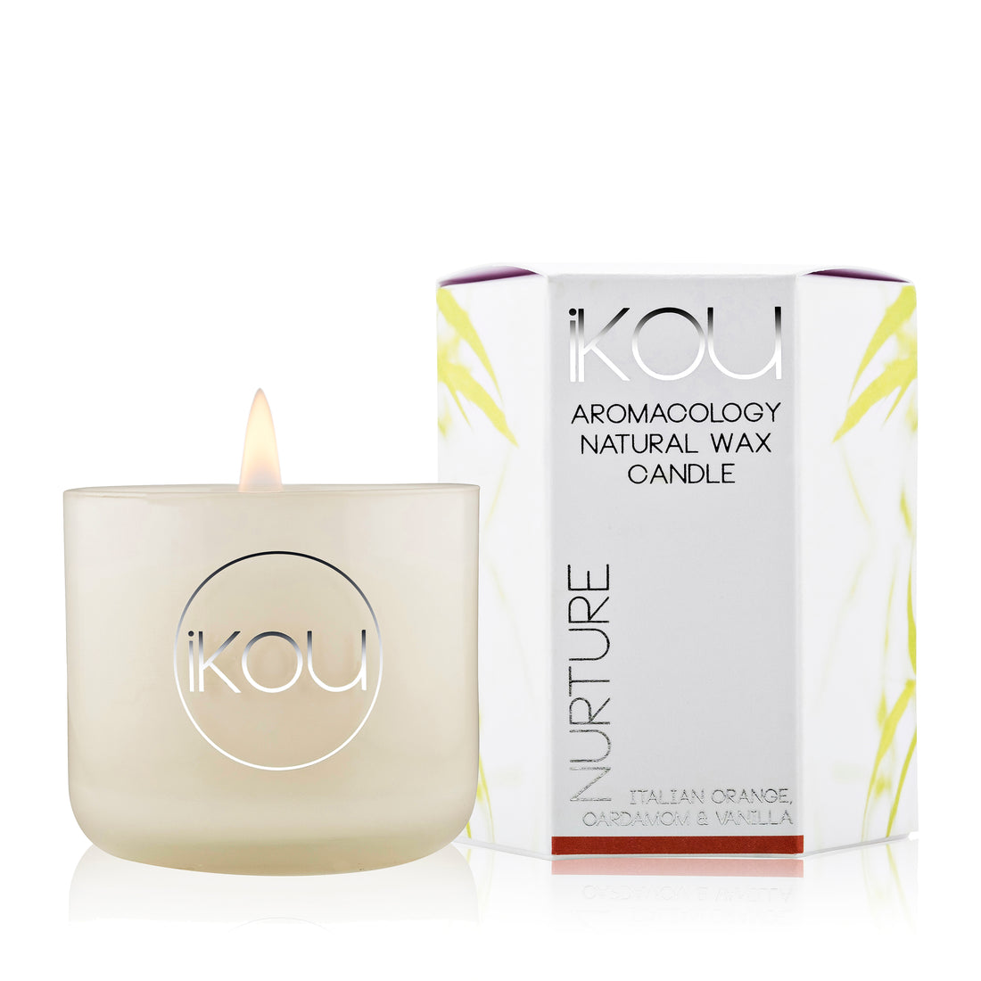 iKOU Glass Candle NUTURE Natural Wax